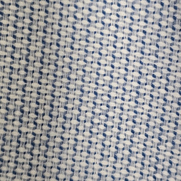 Talbots Womens Blazer 24W Blue White 2 Button Career Preppy Minimal Office - Picture 5 of 13